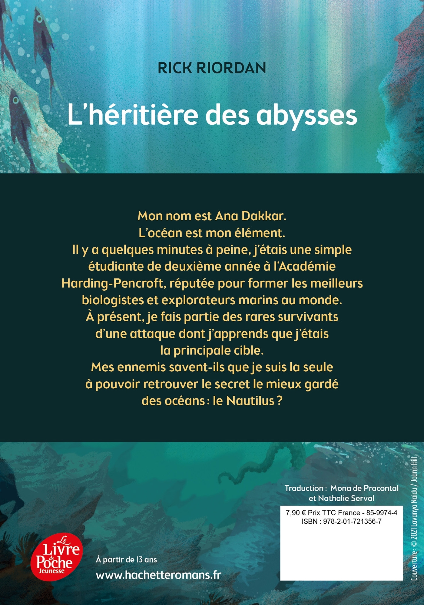 L-HERITIERE DES ABYSSES - Rick Riordan - POCHE JEUNESSE