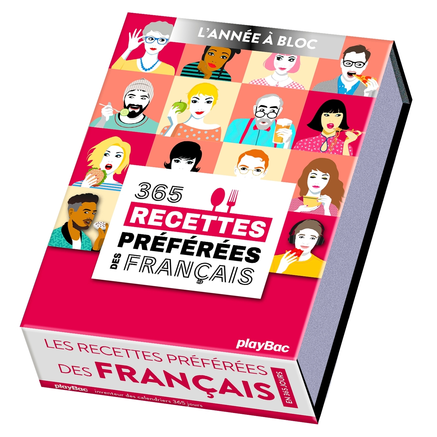 Calendrier 365 recettes préférées des Français - L'Année à Bloc -   - PLAY BAC