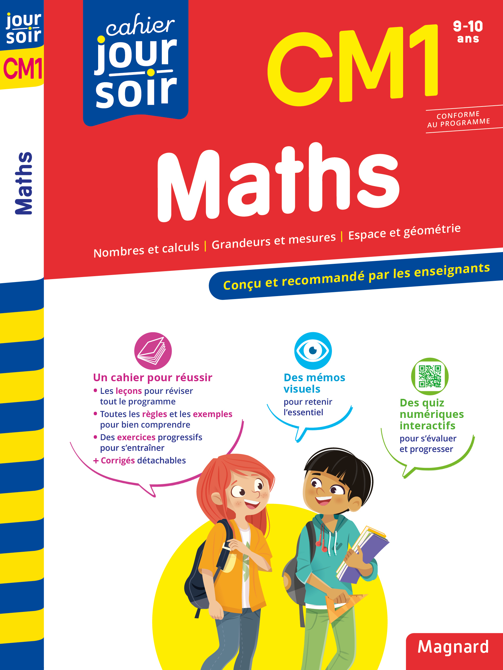 MATHS CM1 - CAHIER JOUR SOIR - CONCU ET RECOMMANDE PAR LES ENSEIGNANTS - Bernard Séménadisse - MAGNARD