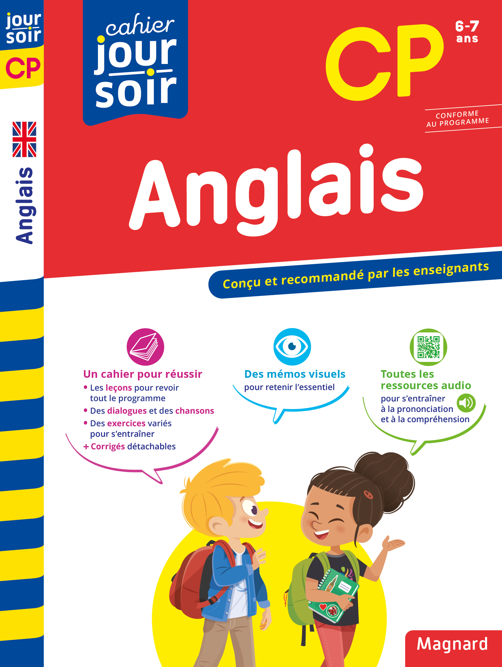 ANGLAIS CP - CAHIER JOUR SOIR - CONCU ET RECOMMANDE PAR LES ENSEIGNANTS - Evelyne Bergé - MAGNARD