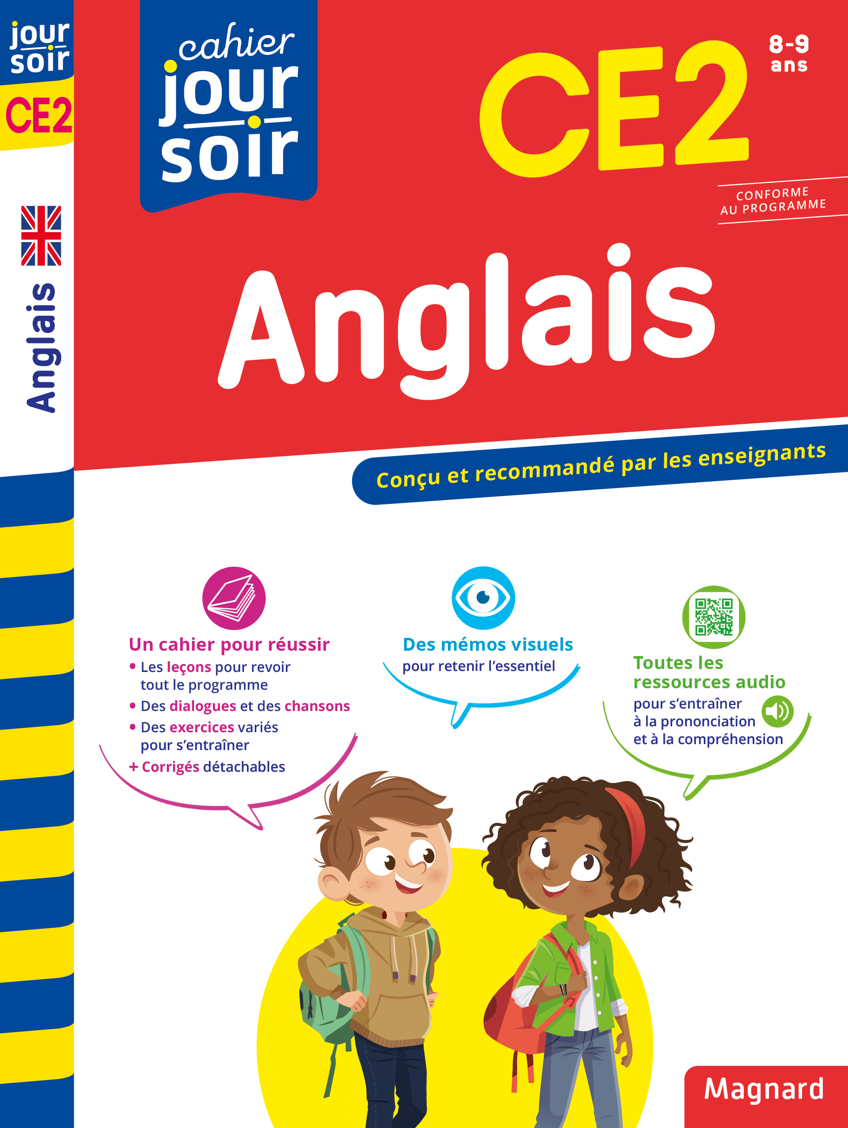 ANGLAIS CE2 - CAHIER JOUR SOIR - CONCU ET RECOMMANDE PAR LES ENSEIGNANTS - Evelyne Bergé - MAGNARD