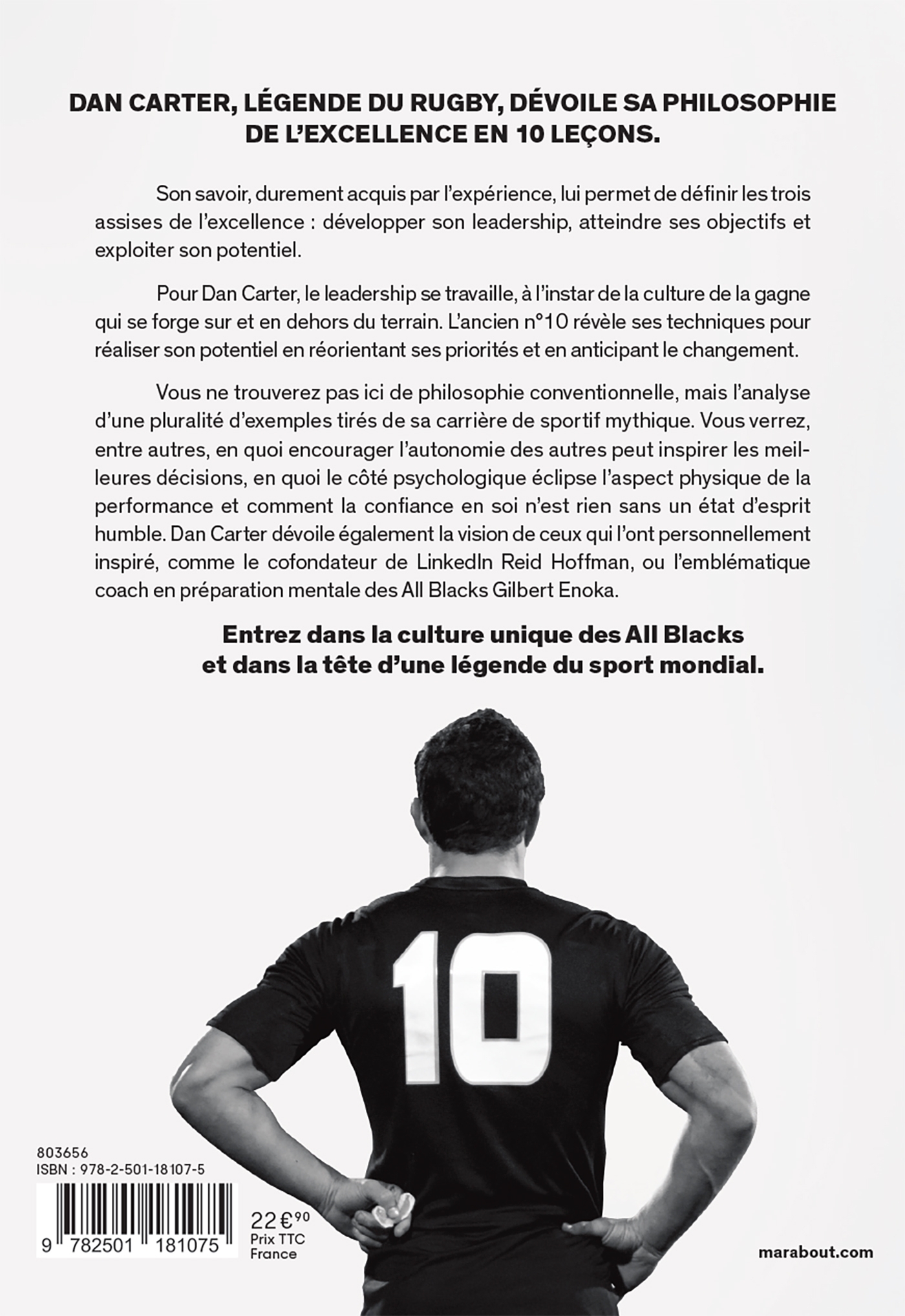 Dan Carter - L'art de vaincre - Dan Carter - MARABOUT