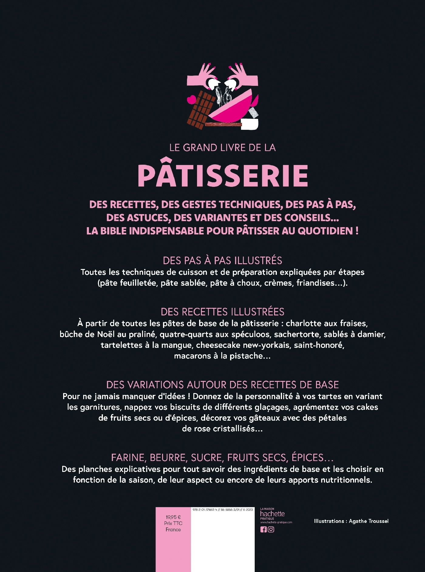 LE GRAND LIVRE DE LA PATISSERIE -   - HACHETTE PRAT