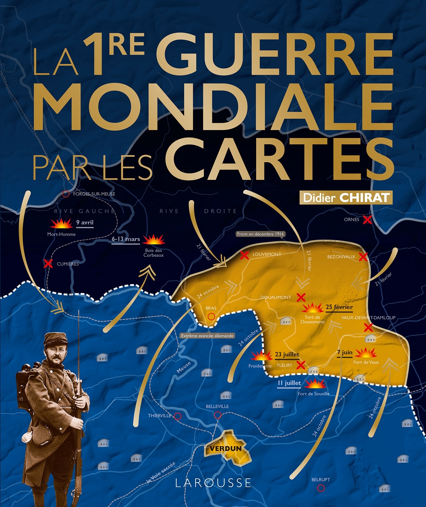 LA PREMIERE GUERRE MONDIALE PAR LES CARTES -  Collectif - LAROUSSE