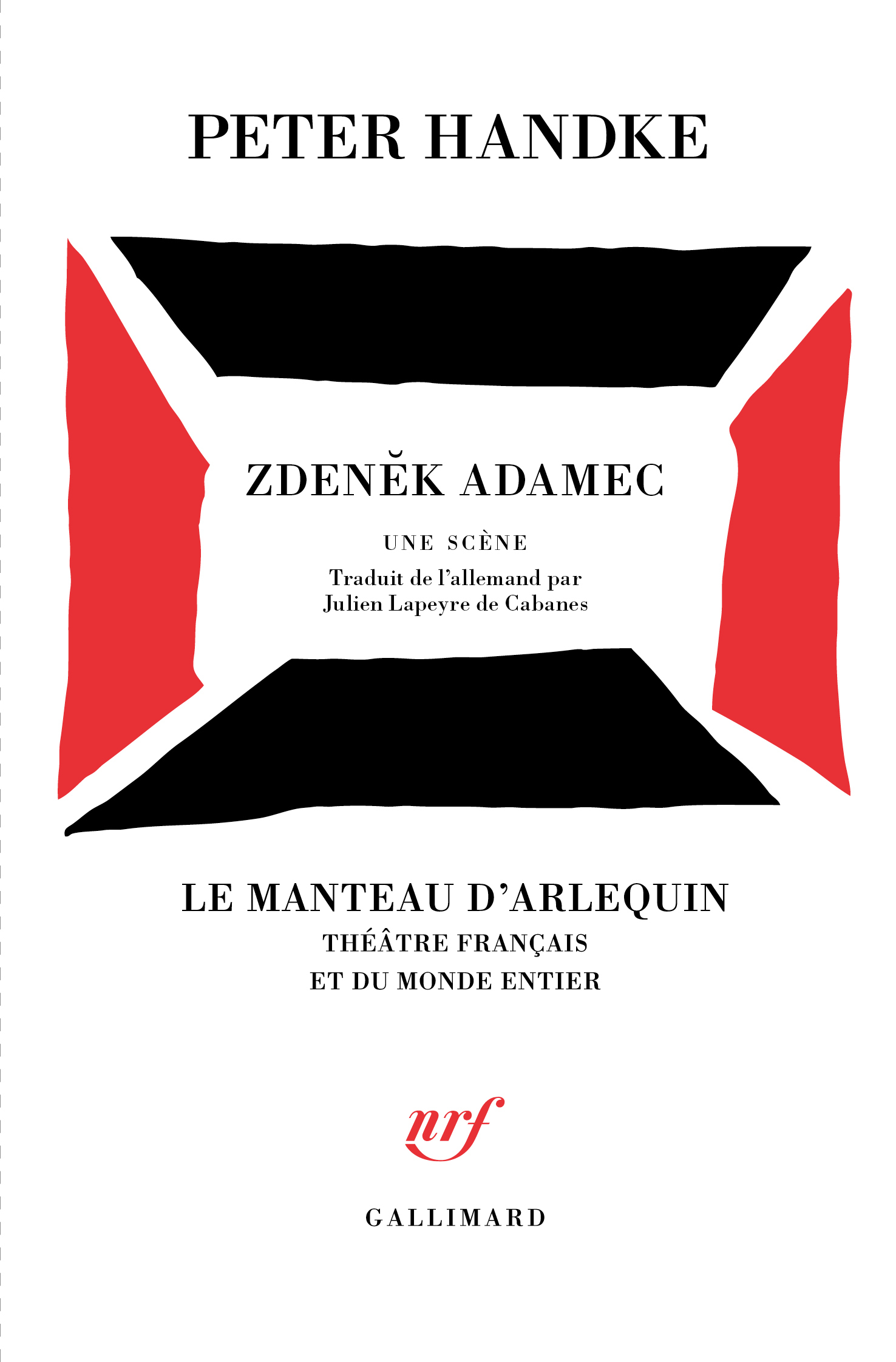 ZDENEK ADAMEC - Peter Handke - GALLIMARD