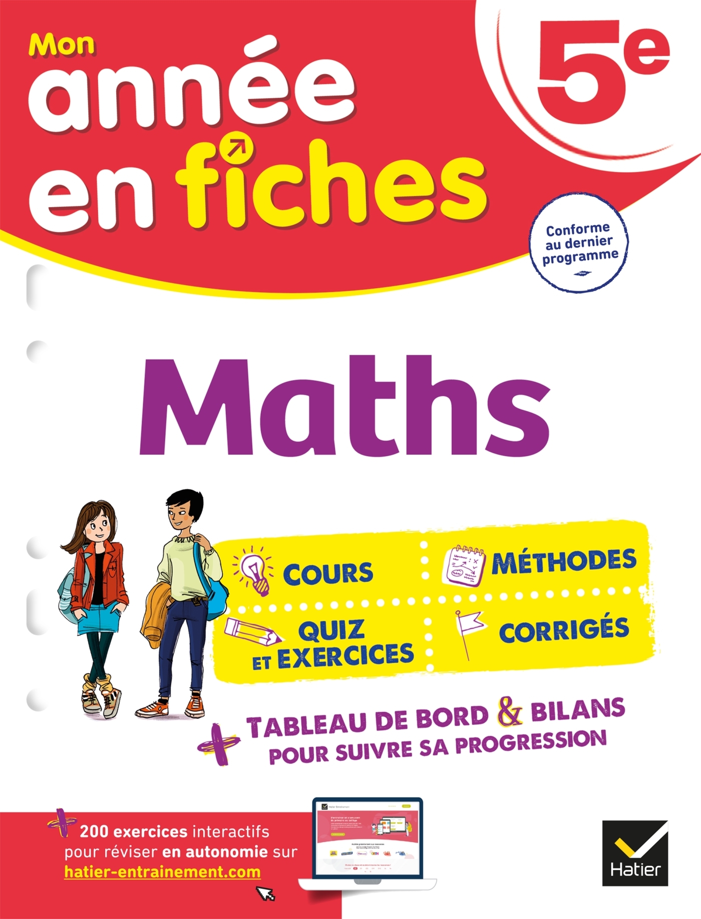 MATHS 5EME - FICHES DE REVISION & EXERCICES - Corinne De Reggi - HATIER