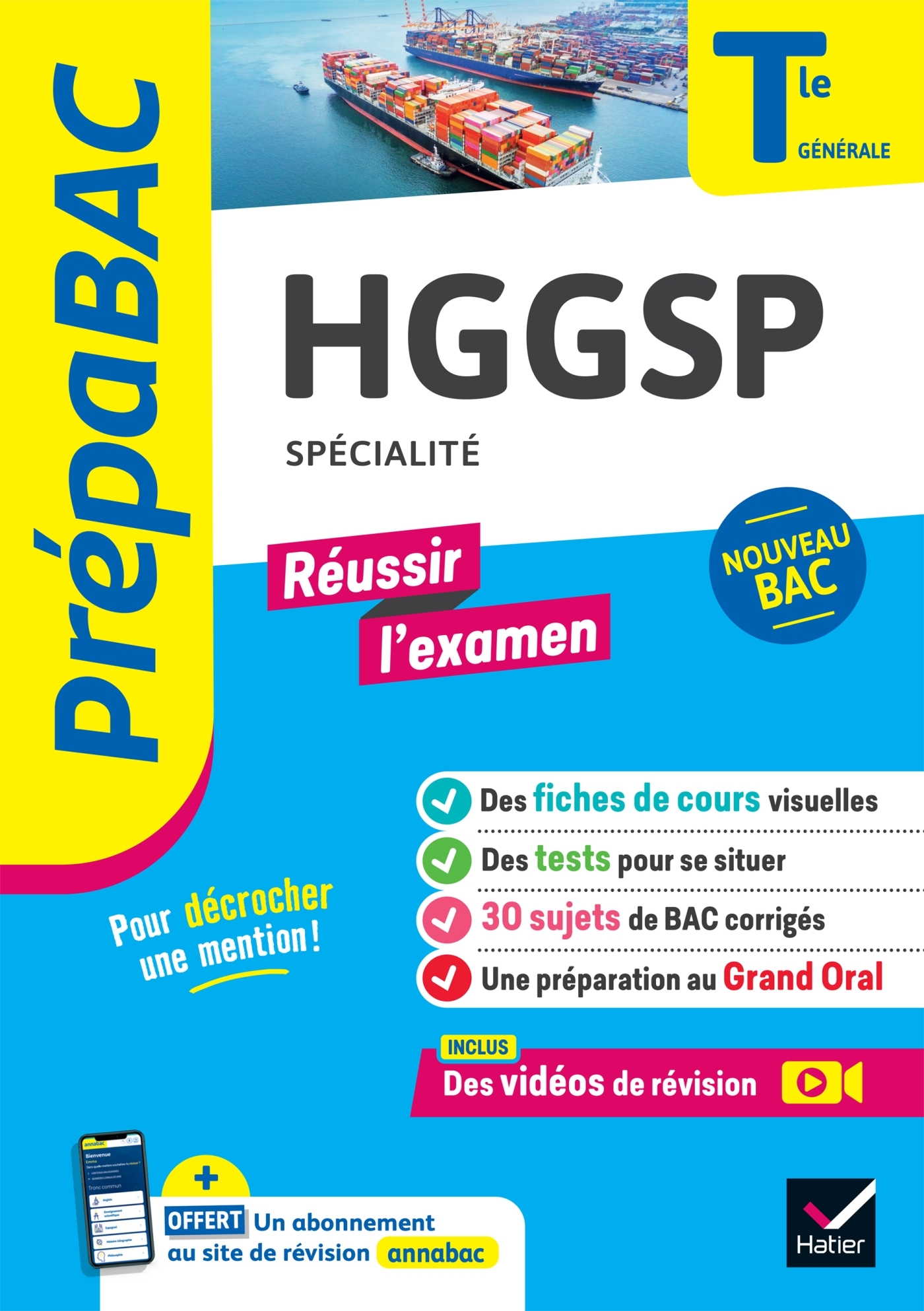 Prépabac Réussir l'examen - HGGSP Tle générale (spécialité) - Bac 2025 - Christophe Clavel - HATIER