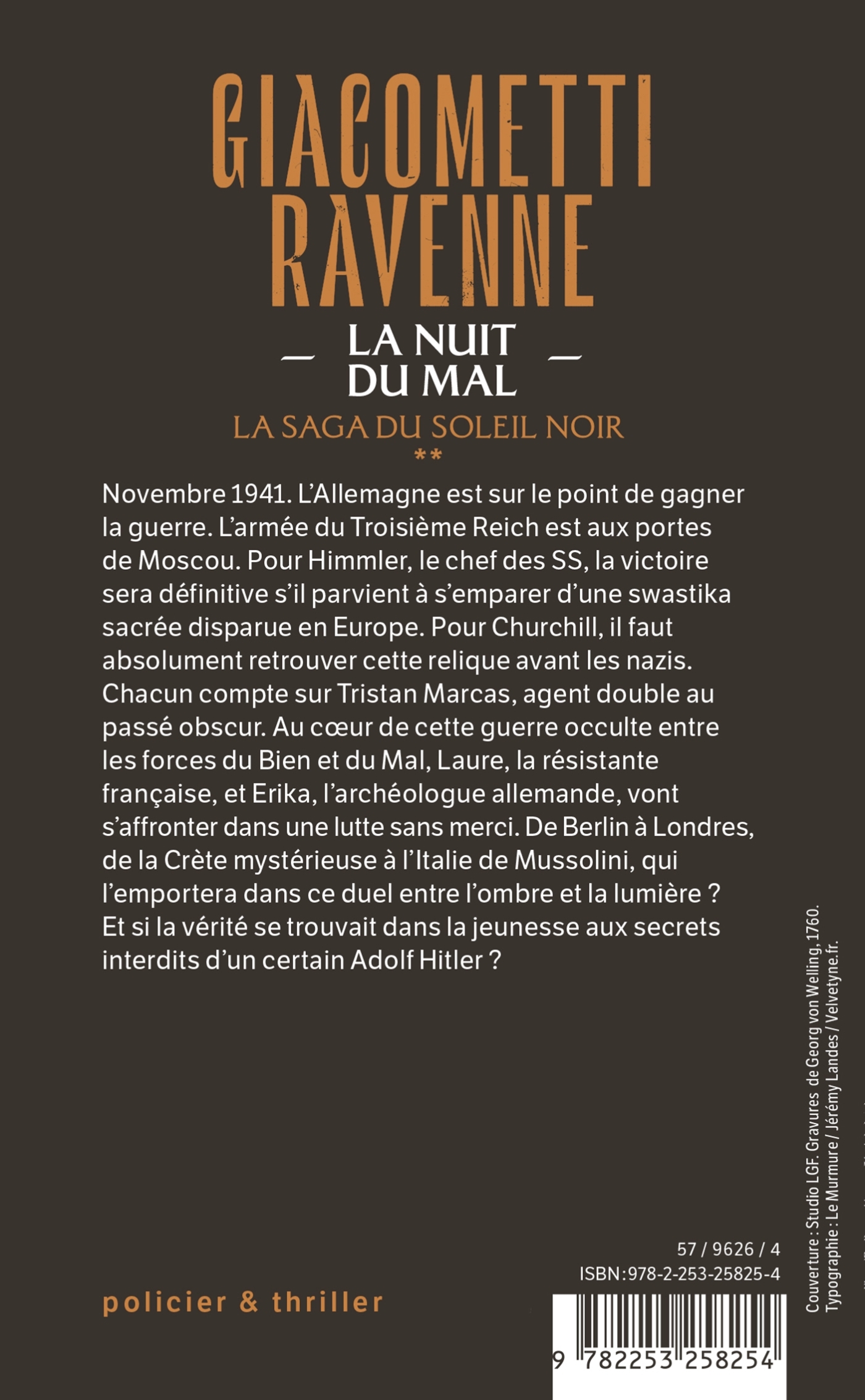 LA NUIT DU MAL (LA SAGA SOLEIL NOIR, TOME 2) - Éric Giacometti - LGF