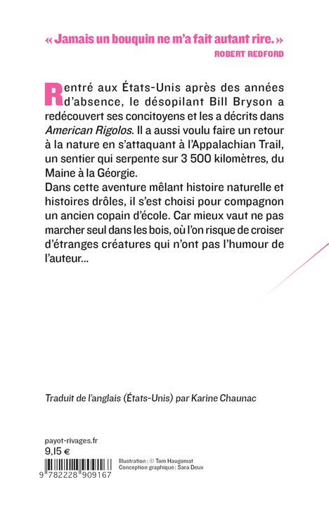 PROMENONS-NOUS DANS LES BOIS - Bill Bryson - PAYOT