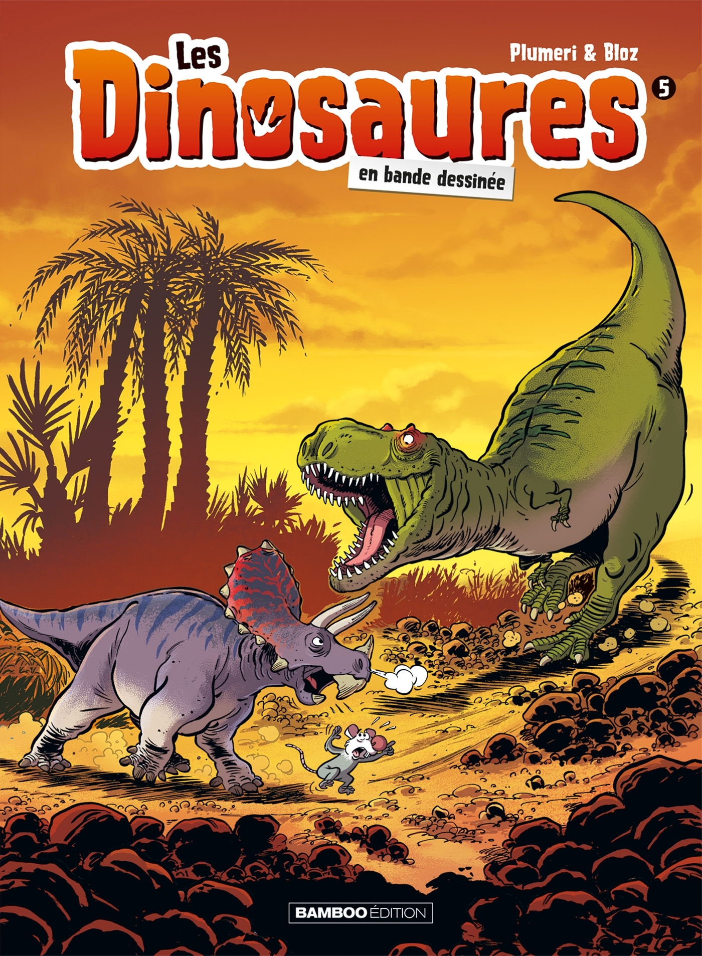 LES DINOSAURES EN BD T5 -  Bloz - BAMBOO