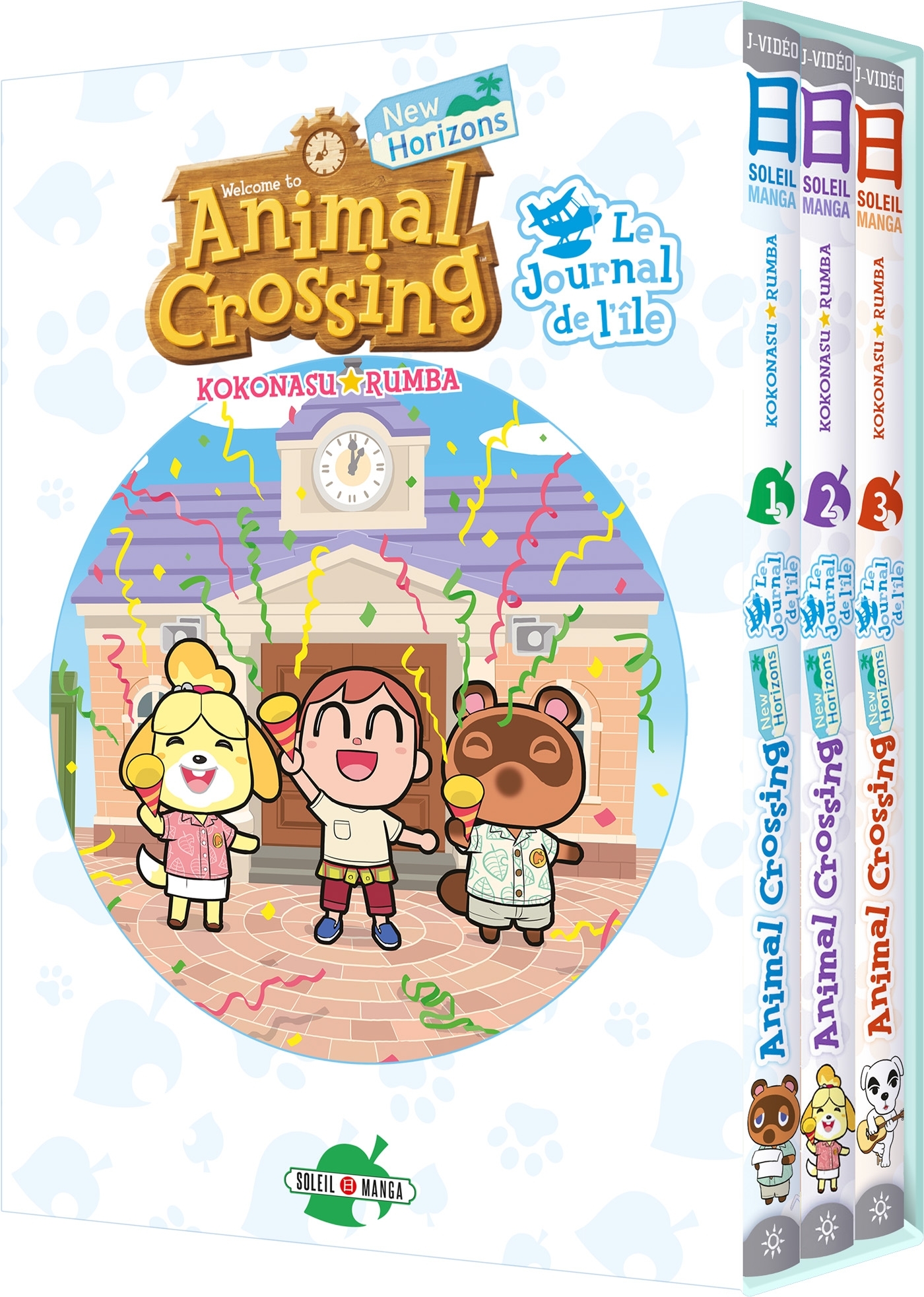 ANIMAL CROSSING - LE JOURNAL DE L-ILE - COFFRET T01 A T03 - XXX - SOLEIL