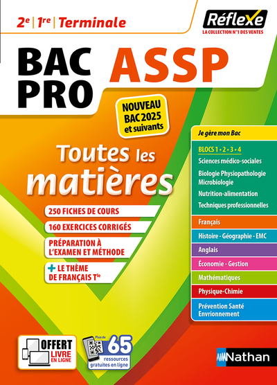 Toutes les matières Bac Pro ASSP - Nouveau Programme Bac 2025 et suivants N°13 - Jean-Louis Carnat - NATHAN