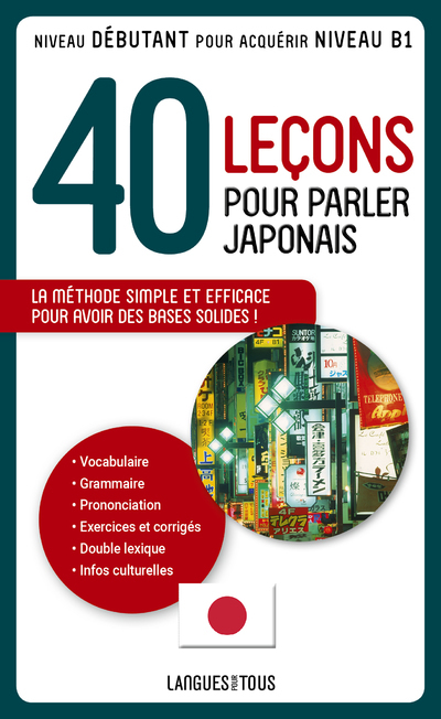 40 LECONS POUR PARLER JAPONAIS - Hidenobu Aiba - LANGUES POUR TO