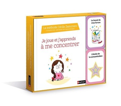 COFFRET JE JOUE ET J-APPRENDS A ME CONCENTRER - Cécile Zamorano - NATHAN