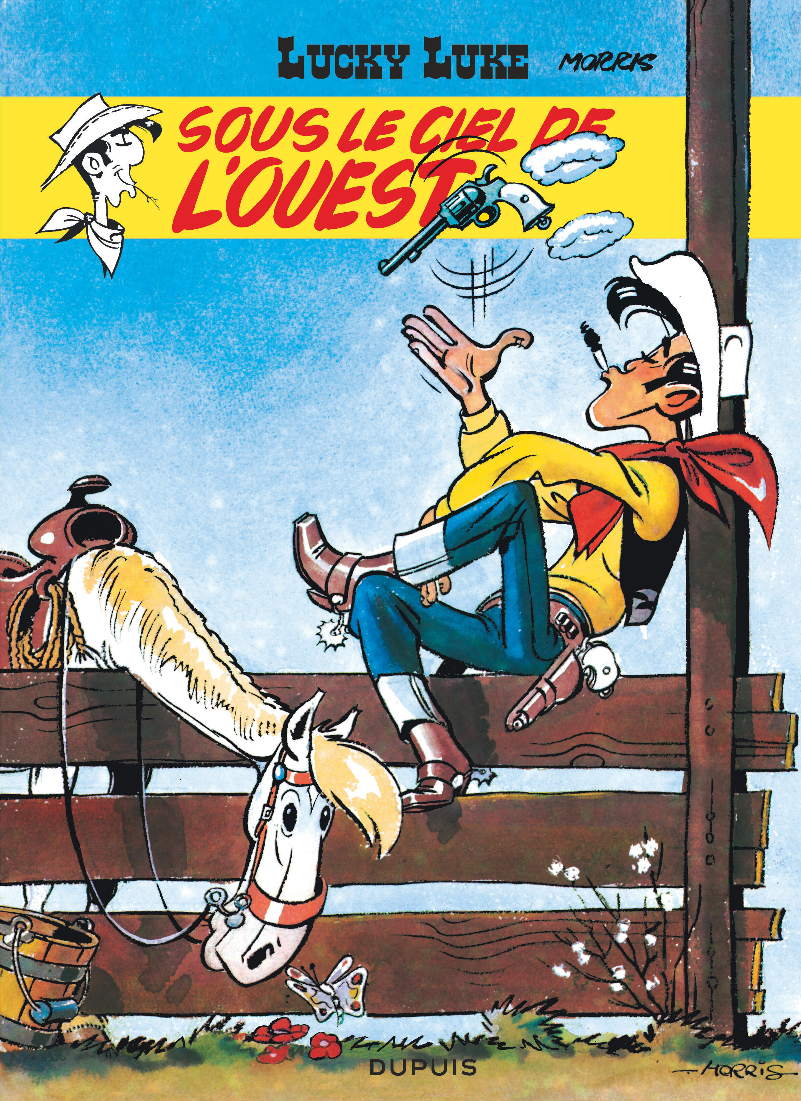 LUCKY LUKE T4 SOUS LE SOLEIL DE L-OUEST -  MORRIS - DUPUIS