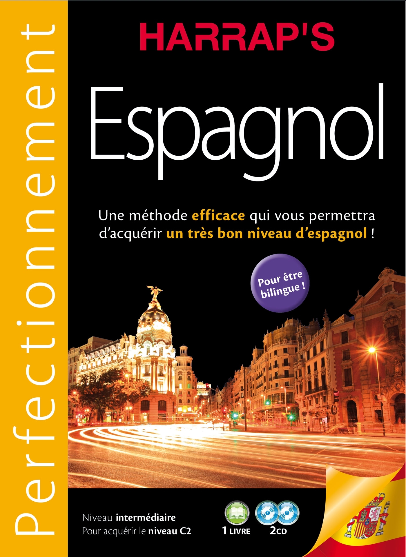 HARRAP-S METHODE PERFECTIONNEMENT ESPAGNOL 2CD + LIVRE - Juan Kattan-Ibarra - HARRAPS