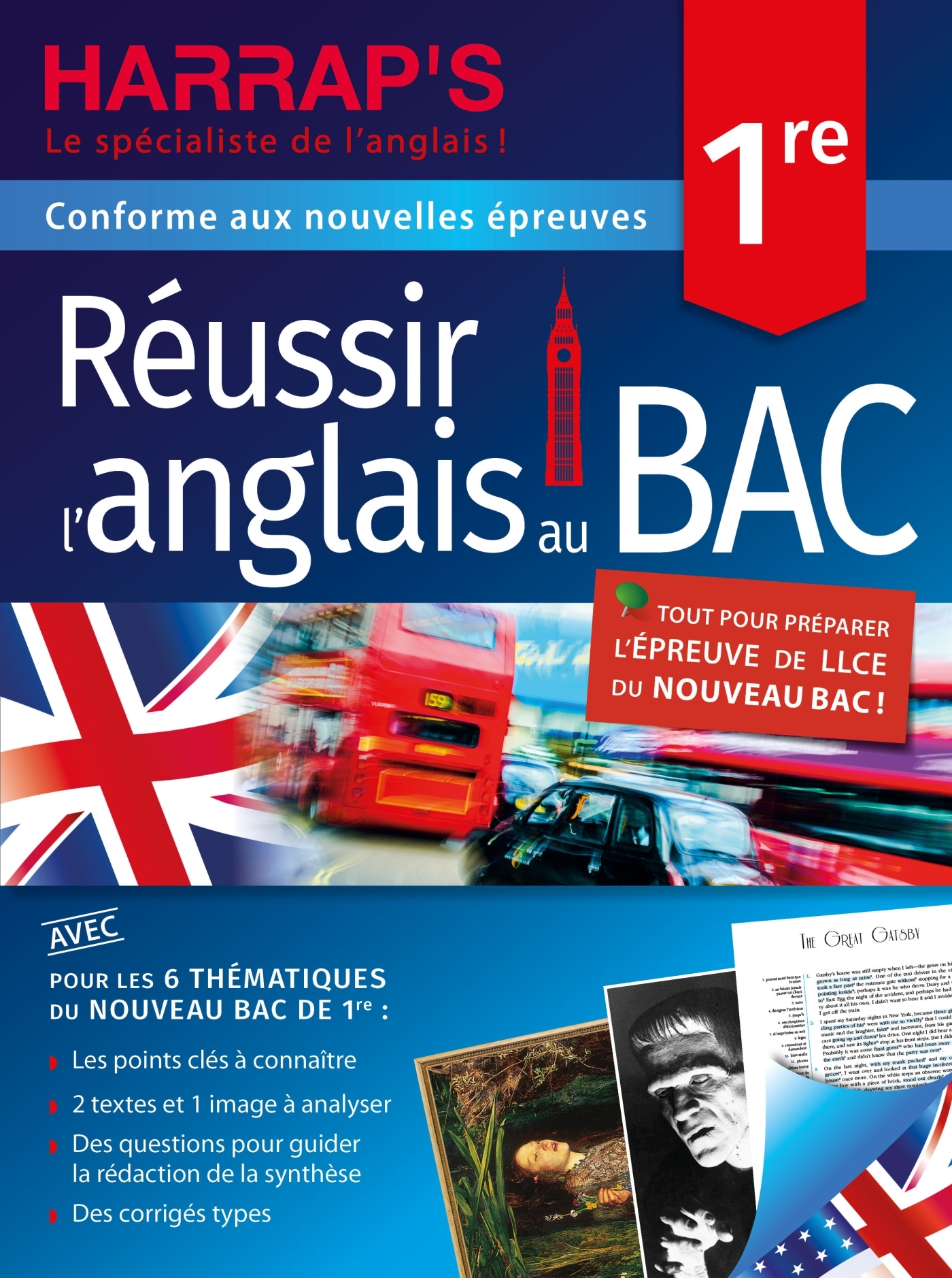 REUSSIR L-ANGLAIS AU BAC 1ERE LLCE -  Collectif - HARRAPS