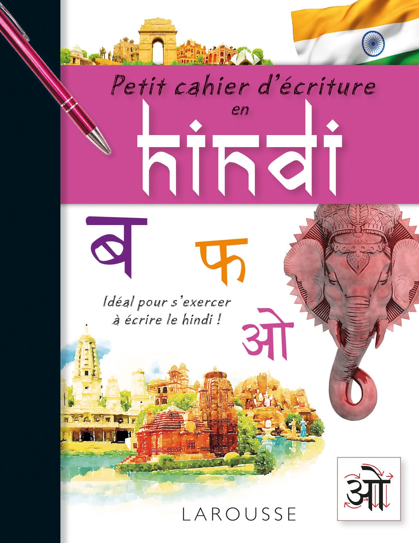 PETIT CAHIER D-ECRITURE EN HINDI -  Collectif - LAROUSSE