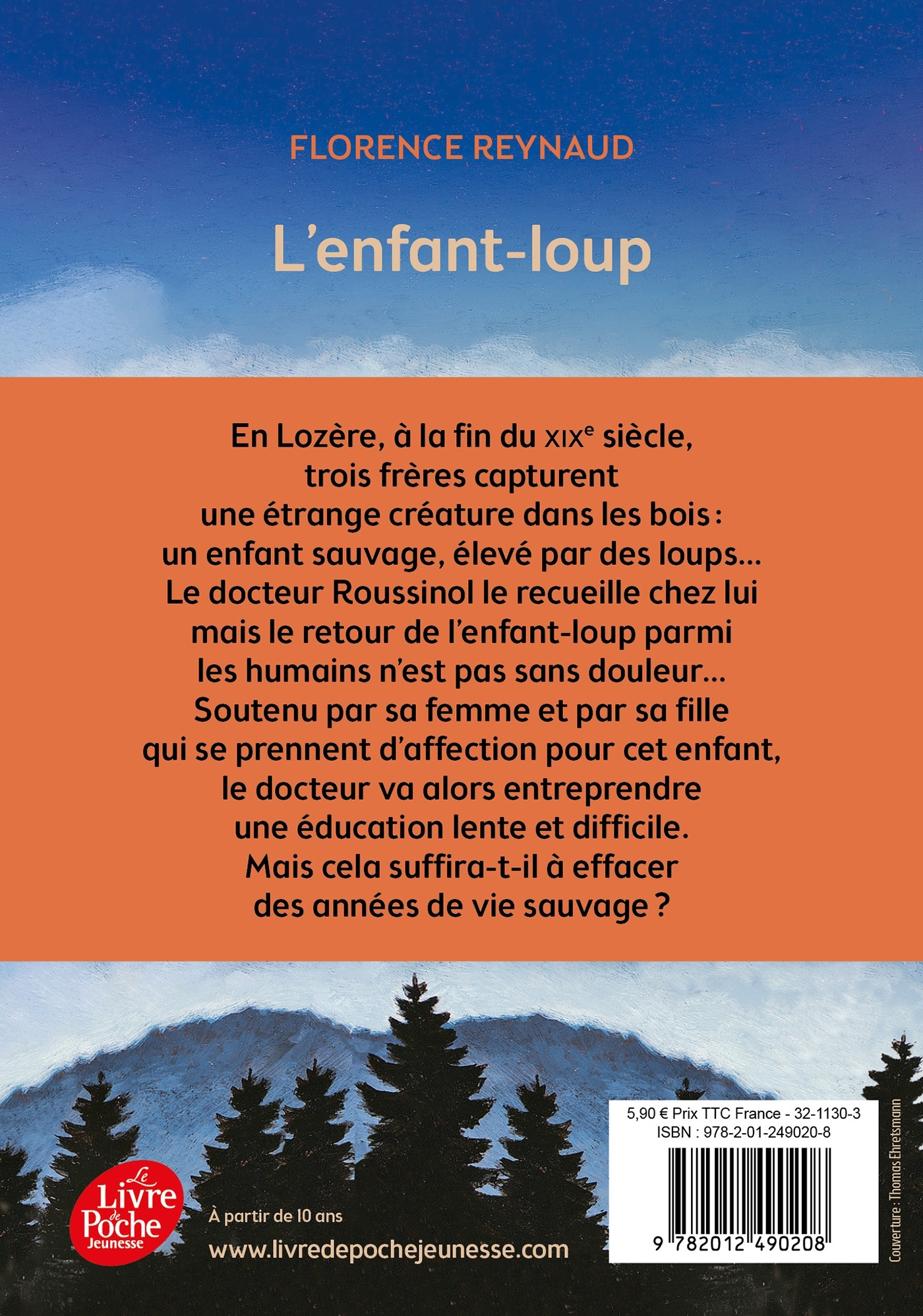 L'enfant-loup - Florence Reynaud - POCHE JEUNESSE