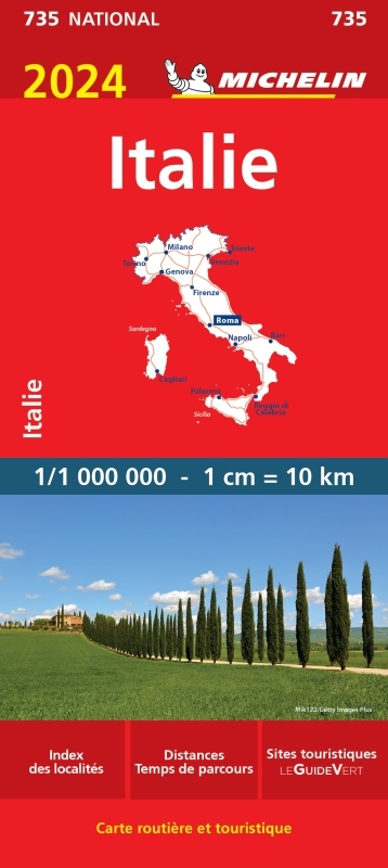 Carte Nationale Italie 2024 - XXX - MICHELIN