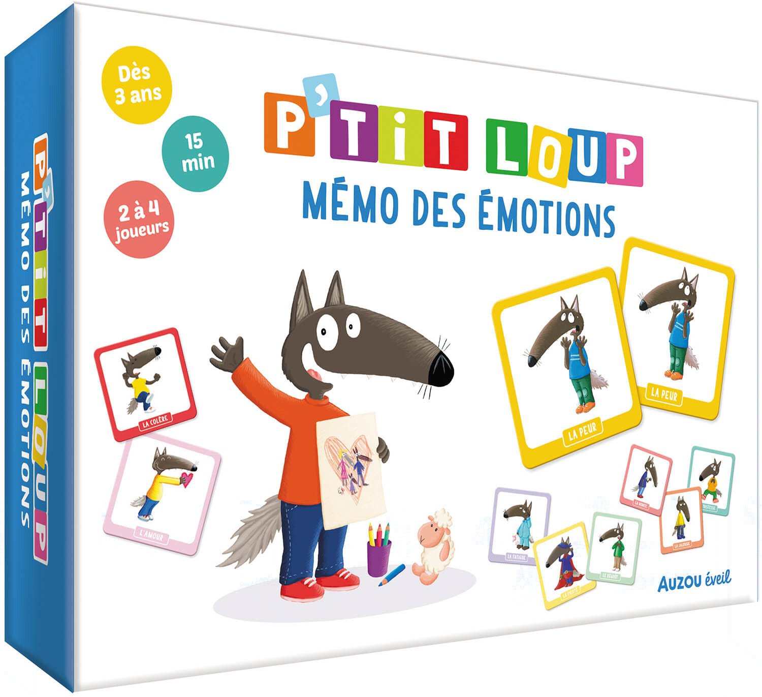 P-TIT LOUP - MON MEMO DES EMOTIONS - Orianne Lallemand - AUZOU