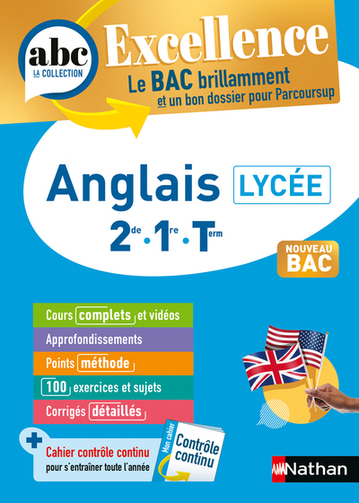 ABC BAC EXCELLENCE ANGLAIS COMPIL 2NDE/1ERE/TERM - Christelle Brouteele-Guille - NATHAN