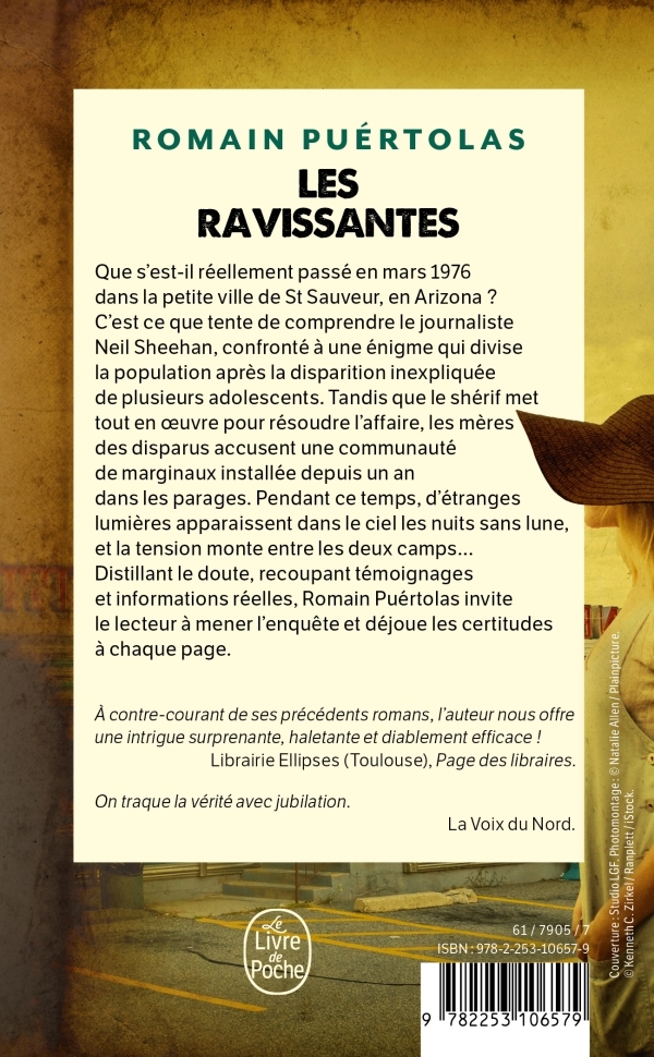 LES RAVISSANTES - Romain Puértolas - LGF