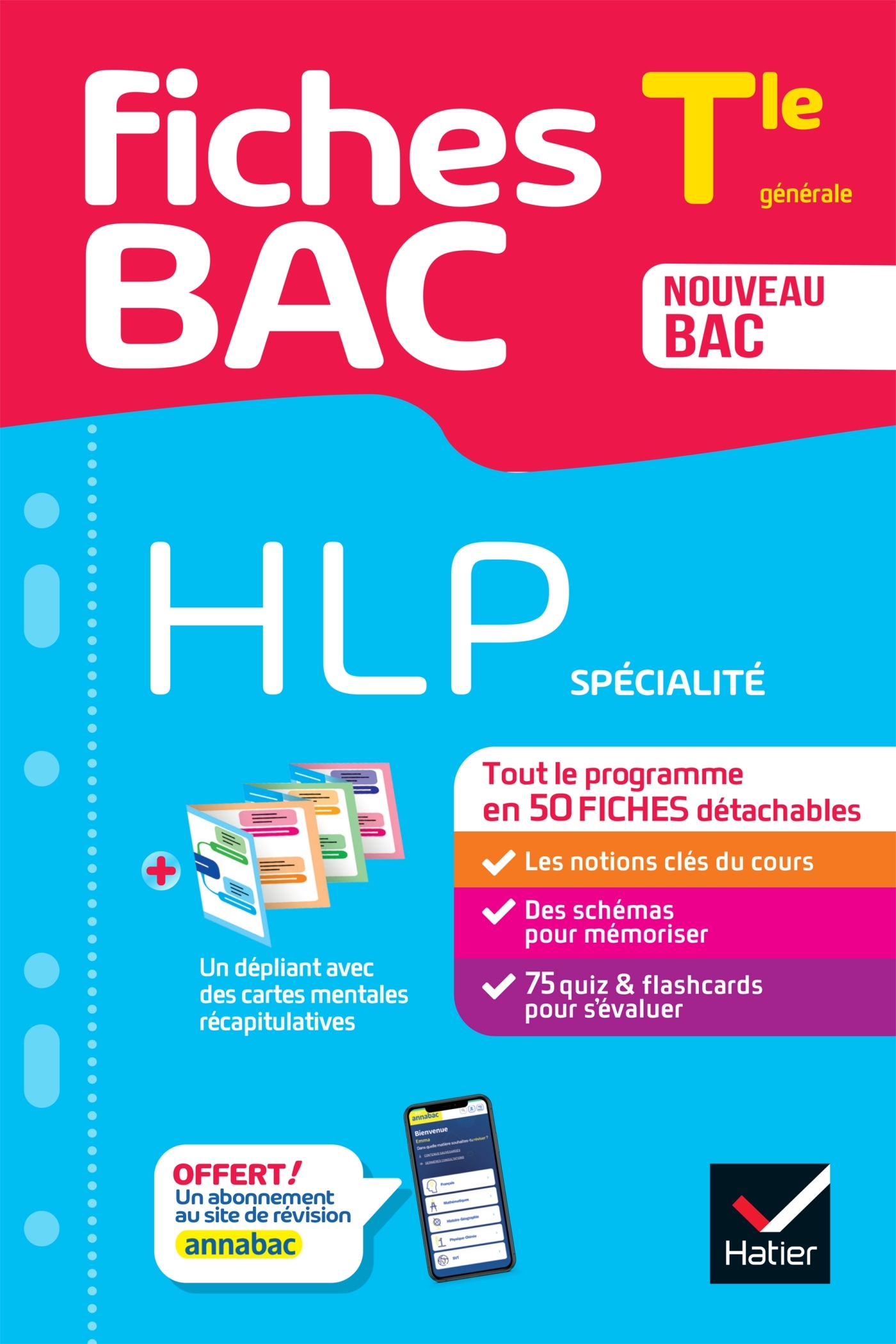 FICHES BAC HLP TERM (SPECIALITE) - BAC 2024 - TOUT LE PROGRAMME EN FICHES DE REVISION DETACHABLES - Fabien Lamouche - HATIER