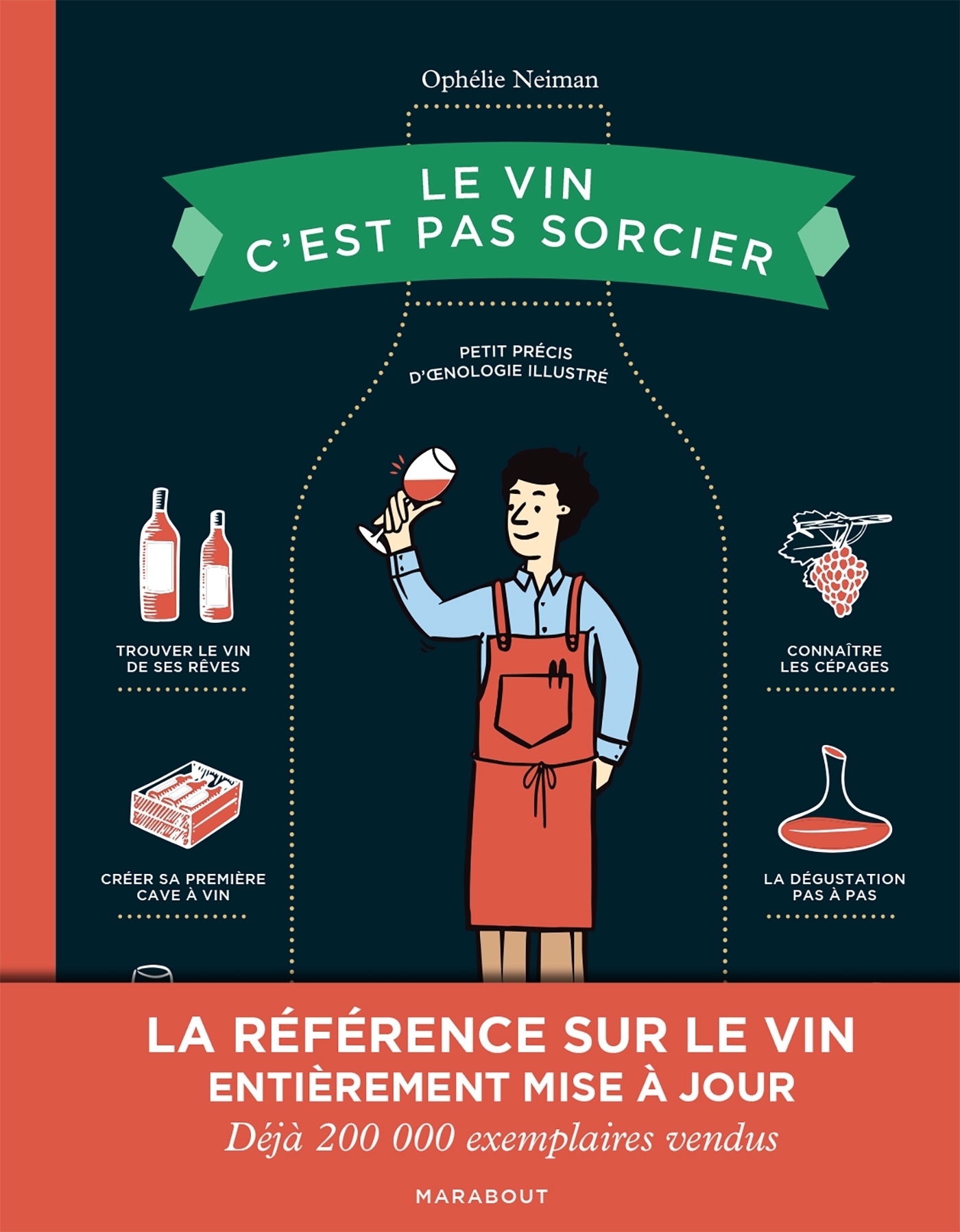 LE VIN C-EST PAS SORCIER - EDITION SPECIALE 10 ANS - Ophélie Neiman - MARABOUT