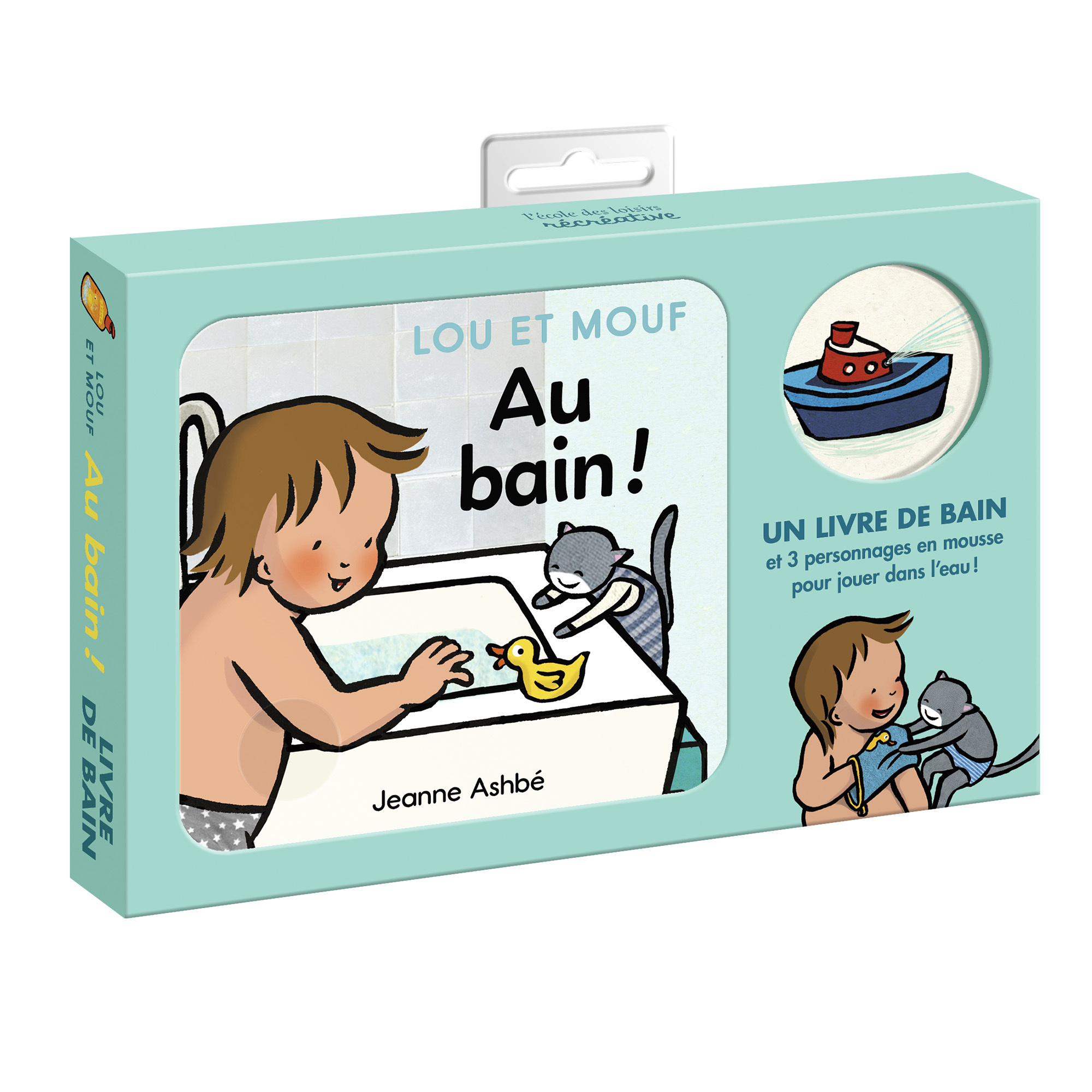 Lou et Mouf, Au bain ! (Livre de bain) -  ASHBE JEANNE - EDL