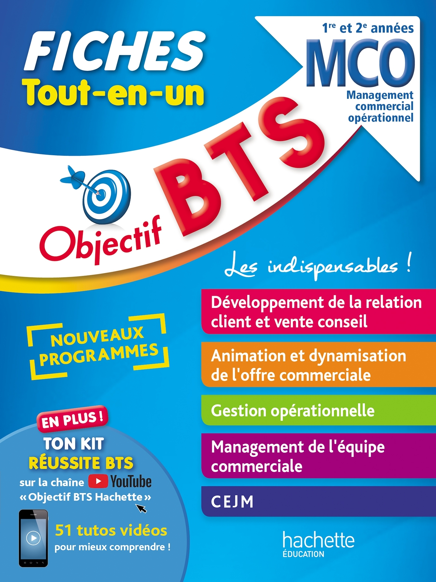 OBJECTIF BTS MCO - FICHES TOUT-EN-UN - Séverine Séguy-Masson - HACHETTE EDUC