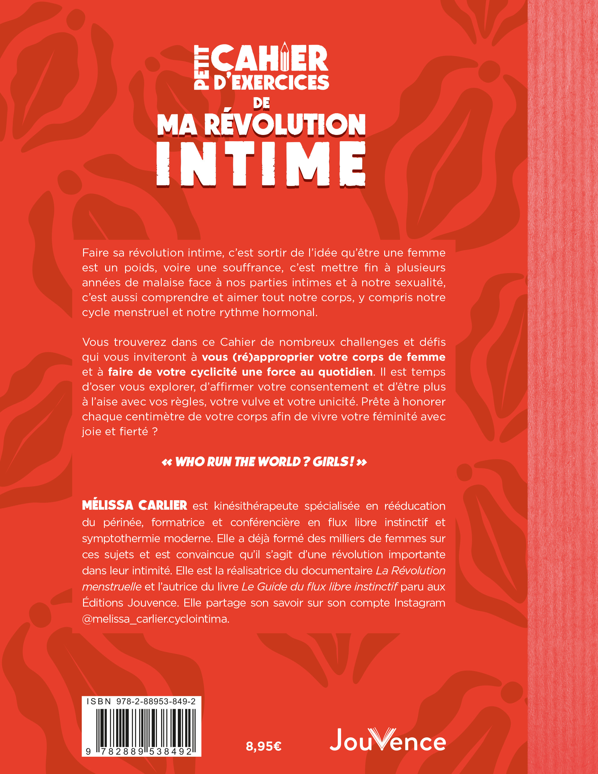 PETIT CAHIER D-EXERCICES DE REVOLUTION INTIME - Mélissa Carlier - JOUVENCE