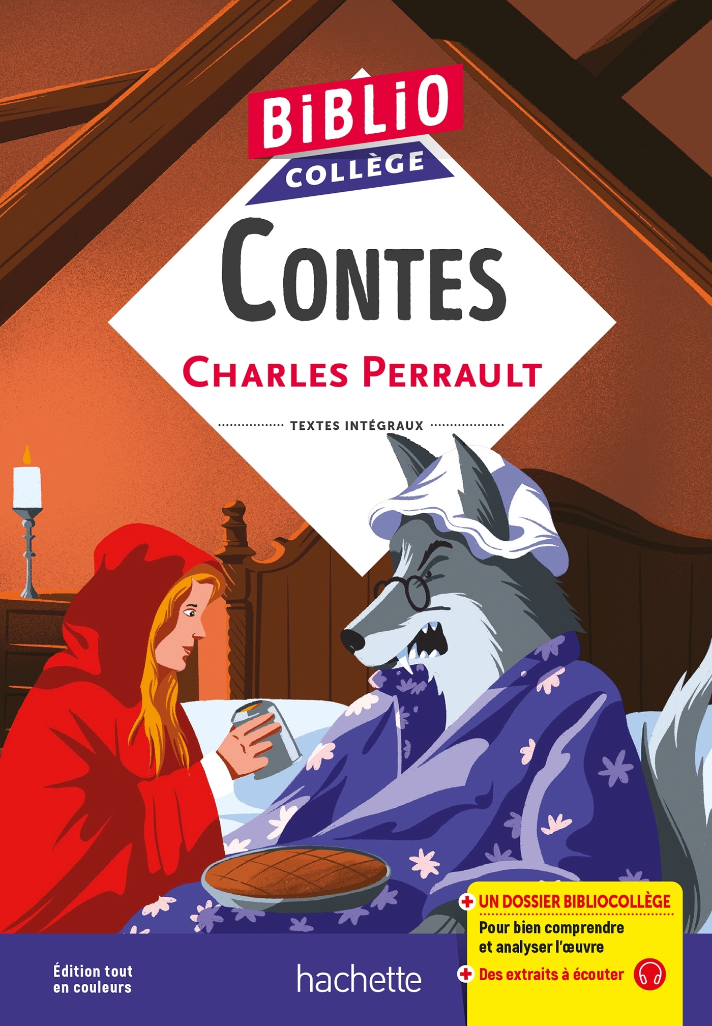 Bibliocollège - Contes, Perrault - Charles Perrault - HACHETTE EDUC