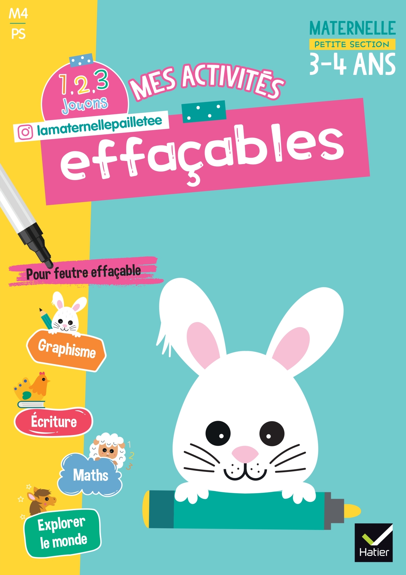 MES ACTIVITES EFFACABLES PETITE SECTION - 1, 2, 3 JOUONS ! - Alissia WAELES - HATIER