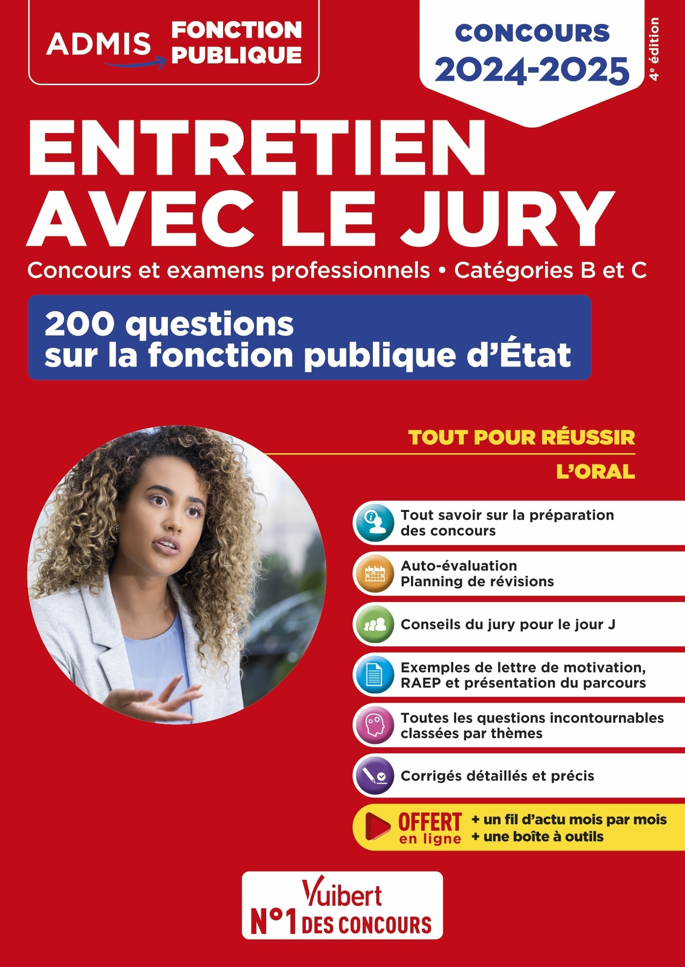 ENTRETIEN AVEC LE JURY - 200 QUESTIONS SUR LA FONCTION PUBLIQUE D-ETAT - CATEGORIES B ET C - CONCOUR - Hervé Macquart - VUIBERT