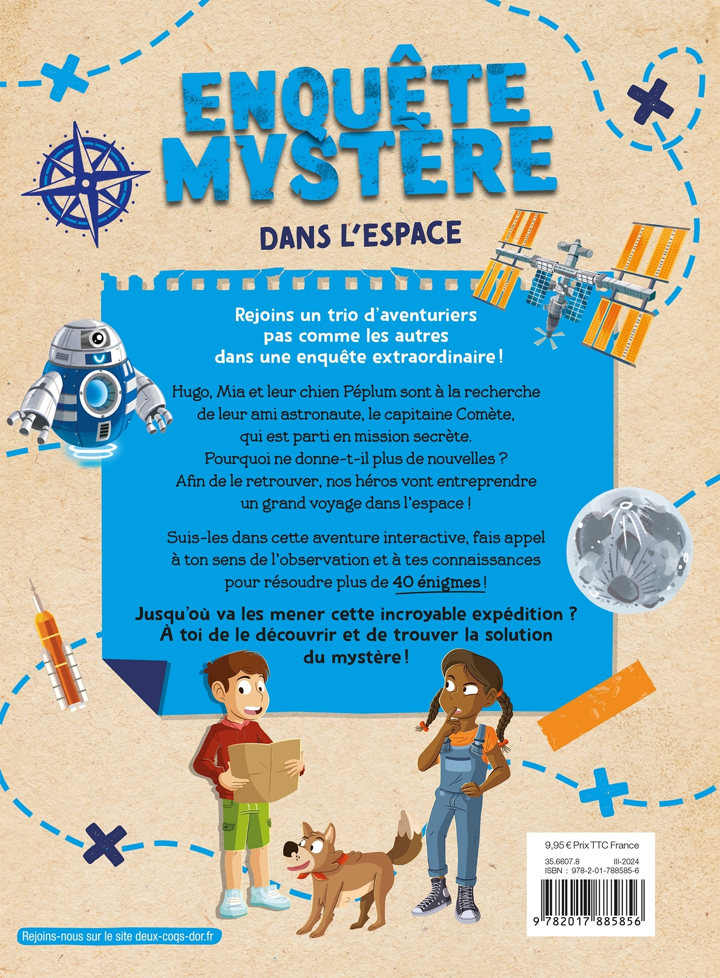 ENQUETE MYSTERE - DANS L-ESPACE - Maud Lienard - DEUX COQS D OR