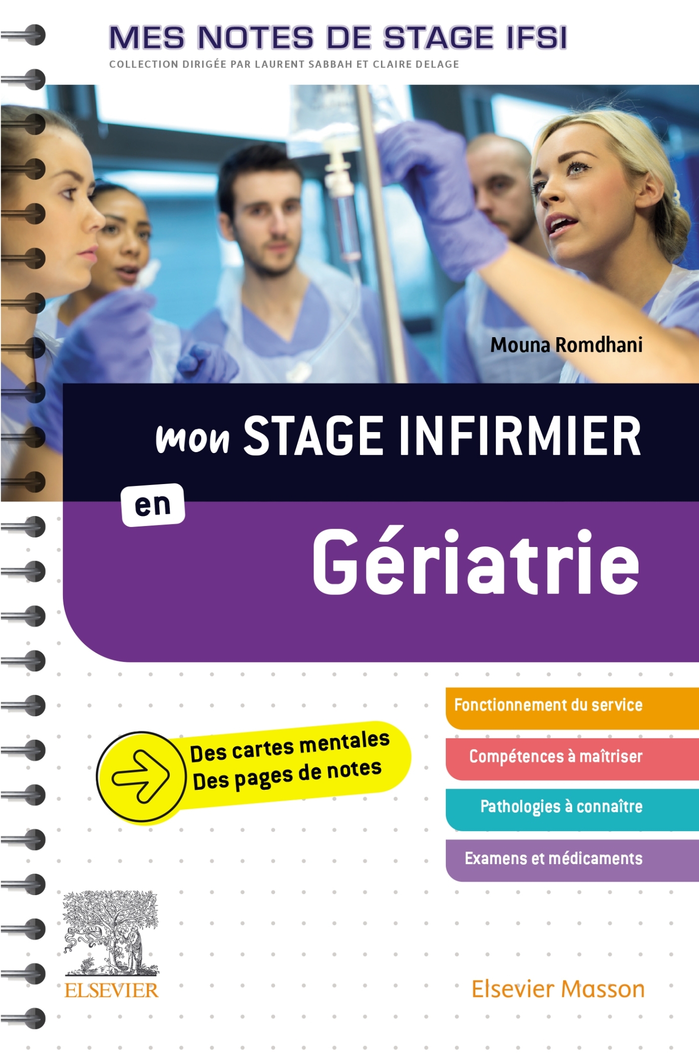 MON STAGE INFIRMIER EN GERIATRIE. MES NOTES DE STAGE IFSI - JE REUSSIS MON STAGE ! - Mouna Romdhani - MASSON