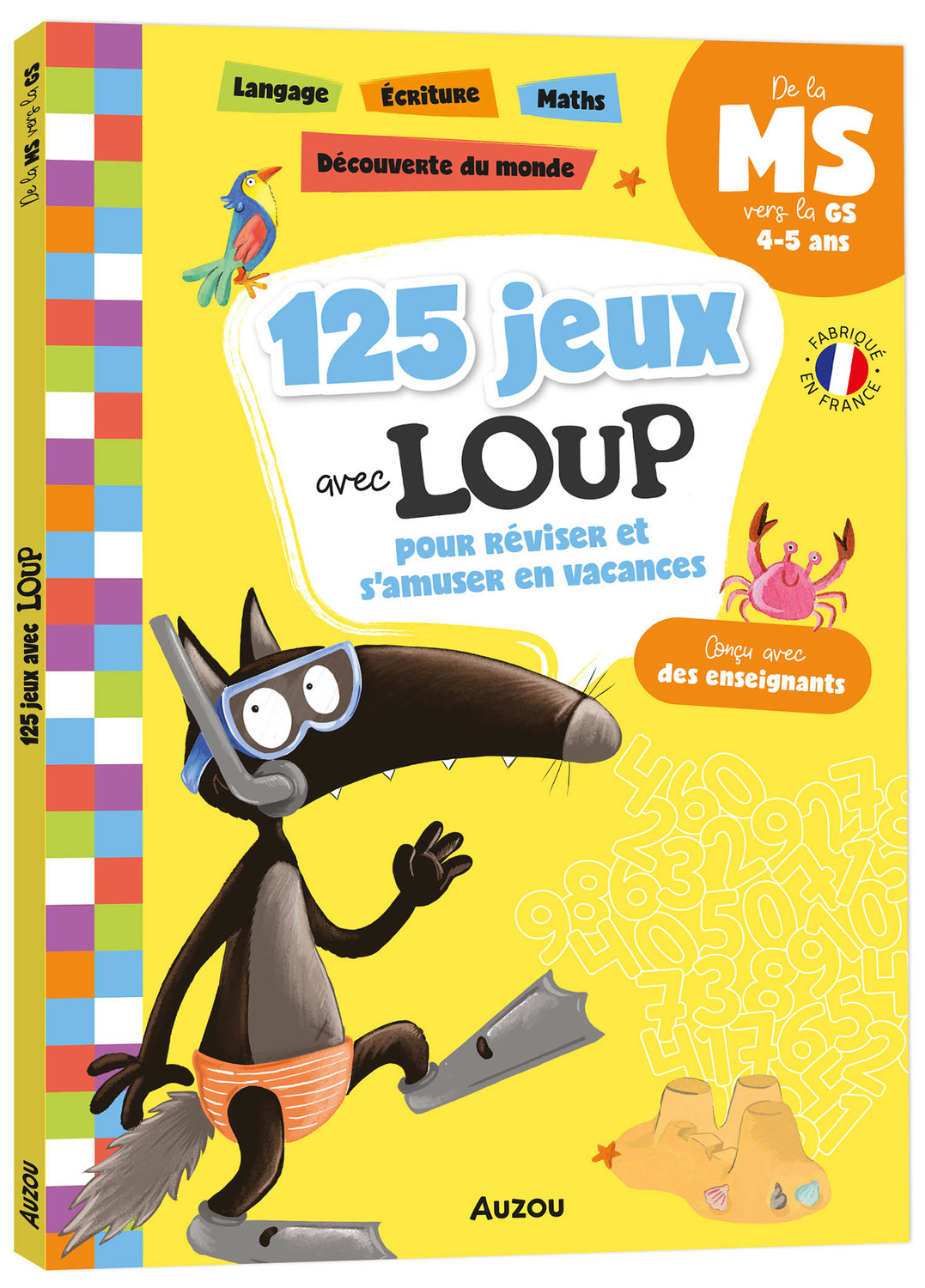 125 JEUX AVEC LOUP DE LA MS A LA GS - Orianne Lallemand - AUZOU