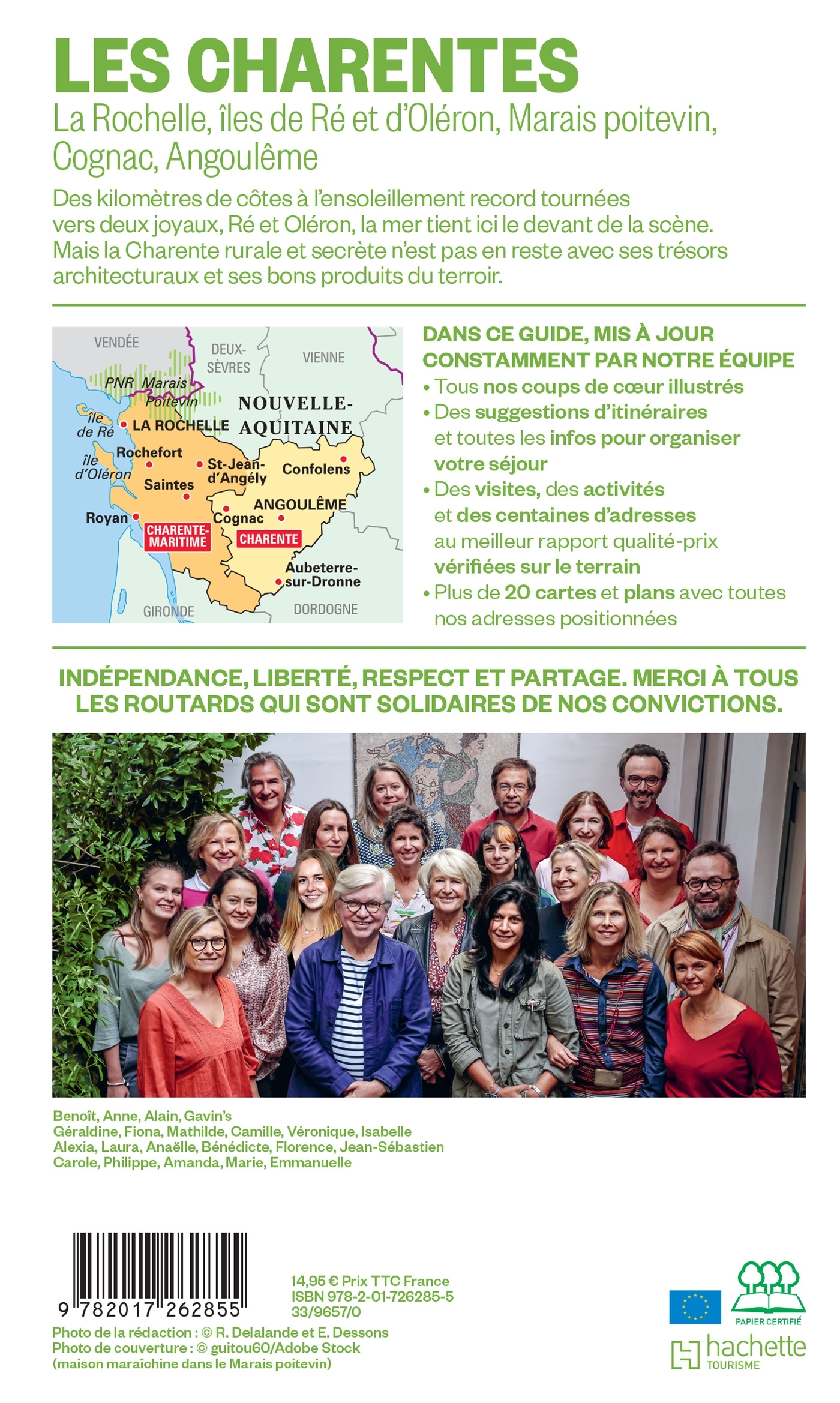 GUIDE DU ROUTARD CHARENTES 2024/25 -   - HACHETTE TOURI