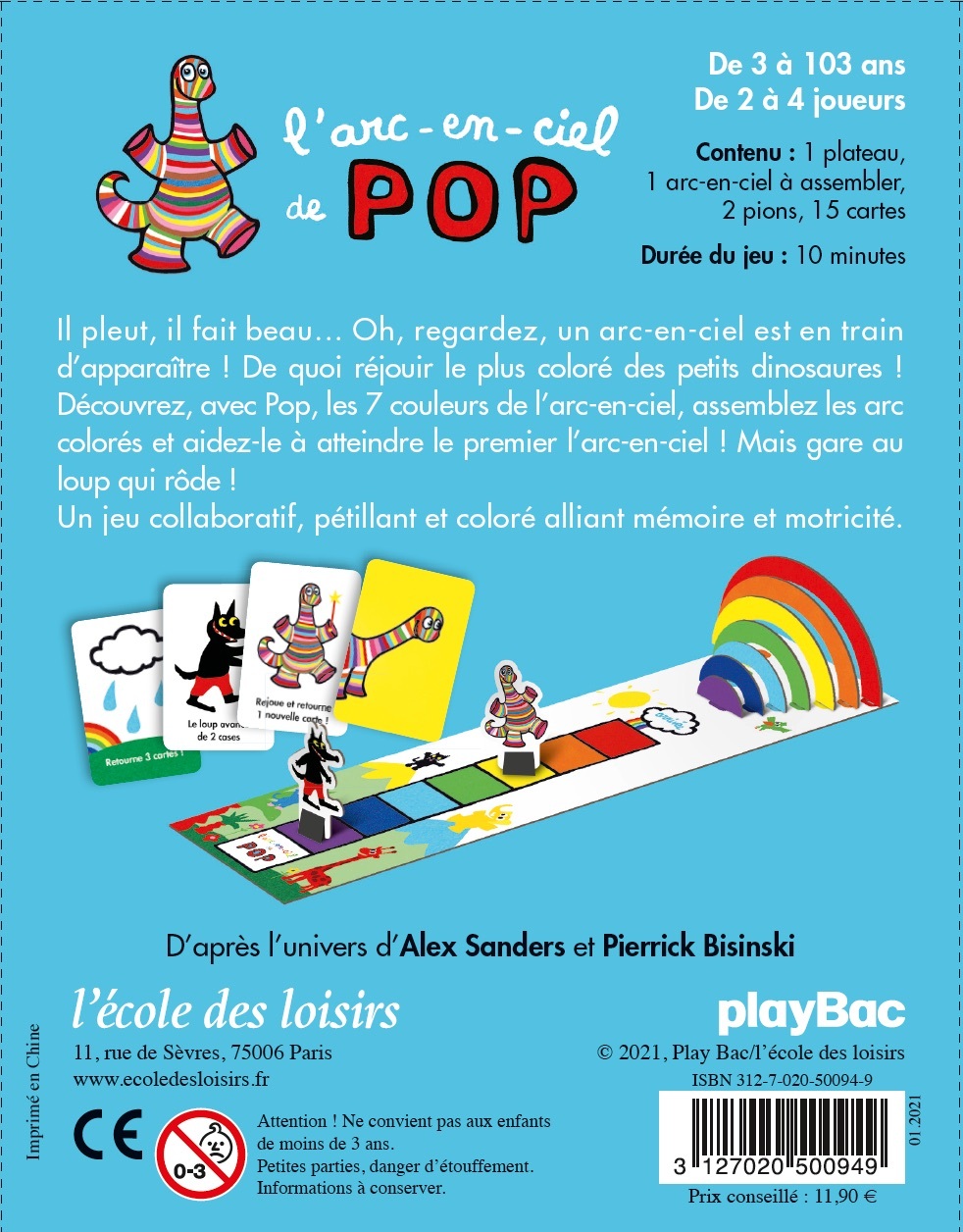 L'arc-en-ciel de Pop - Le jeu - Pierrick Bisinski - EDL