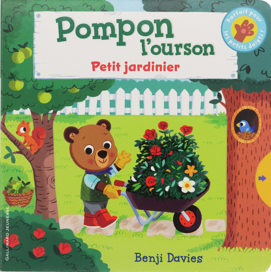 POMPON L-OURSON - LE JARDINIER (TP) -  BENJI DAVIES - GALLIMARD JEUNE