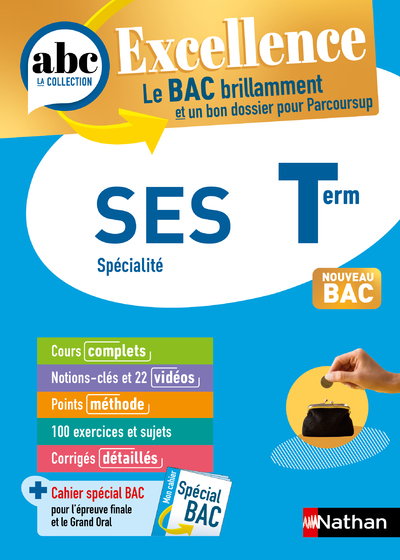 ABC BAC EXCELLENCE SES TERMINALE - Fabien Gennetier - NATHAN