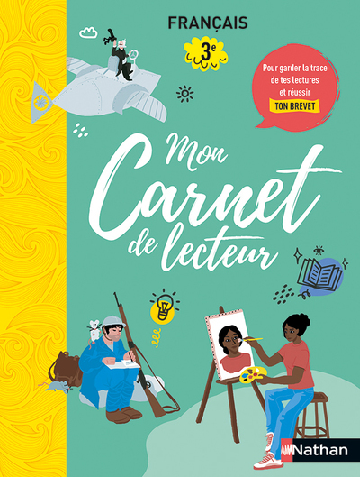 MON CARNET DE LECTEUR 3EME - 2023 - Adrien David - NATHAN