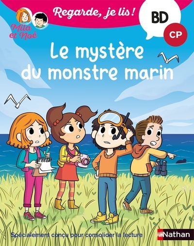 REGARDE JE LIS ! BD LE MYSTERE DU MONSTRE MARIN - Éric Battut - NATHAN