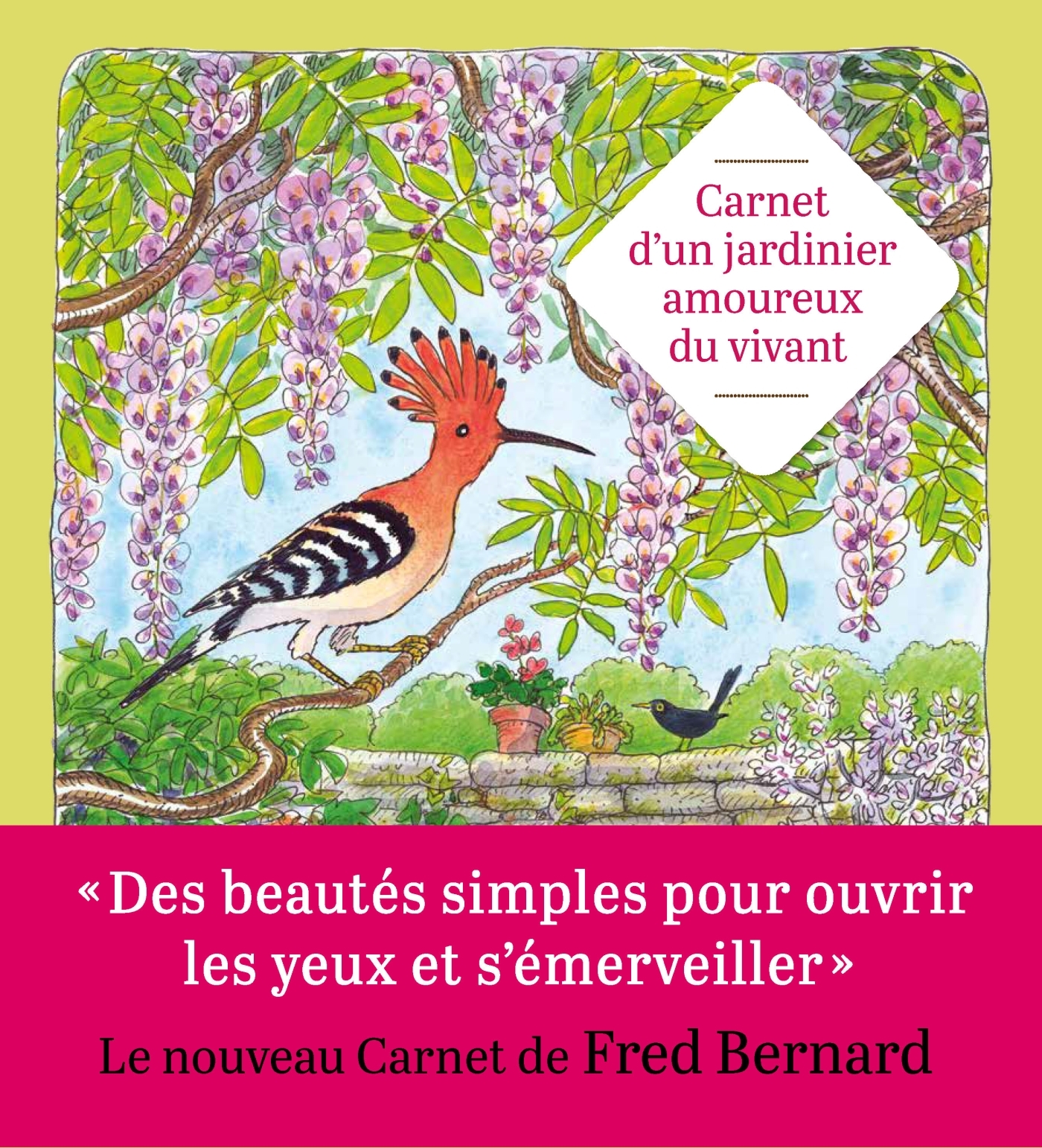 CARNET D-UN VOYAGEUR IMMOBILE DANS UN PETIT JARDIN - TOME 2 - Fred Bernard - ALBIN MICHEL