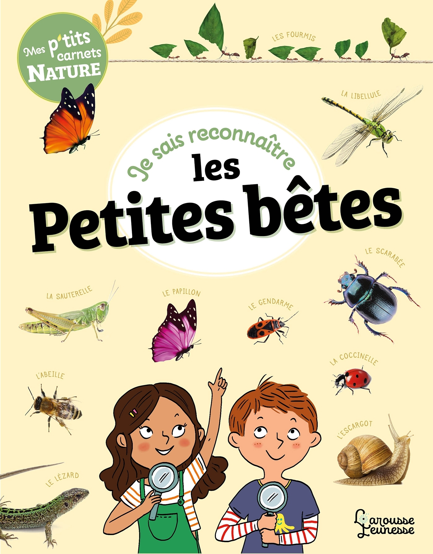 JE SAIS RECONNAITRE LES PETITES BETES - MON CARNET NATURE - Mary Gribouille - LAROUSSE