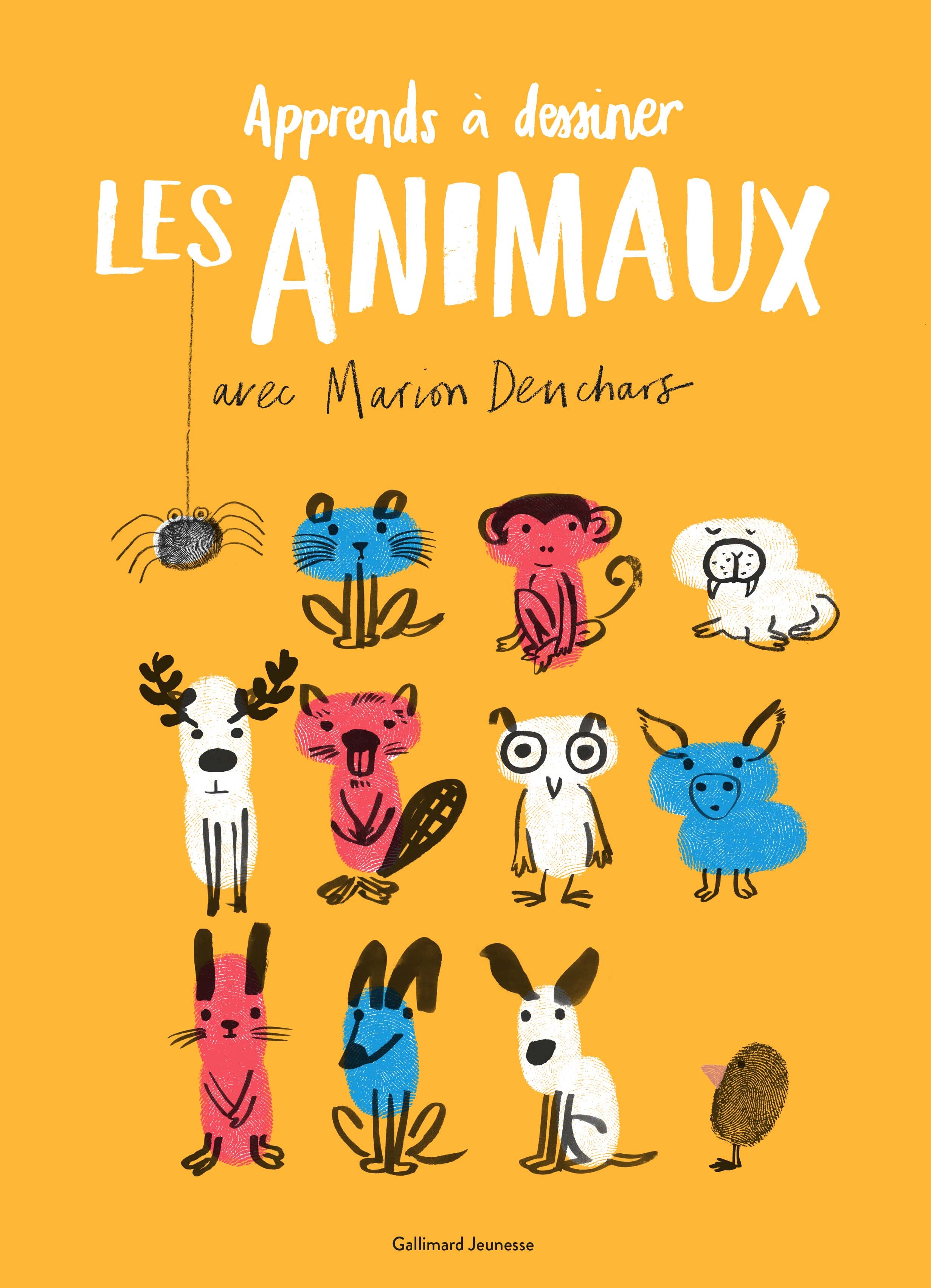 APPRENDS A DESSINER LES ANIMAUX AVEC MARION DEUCHARS -  MARION DEUCHARS - GALLIMARD JEUNE