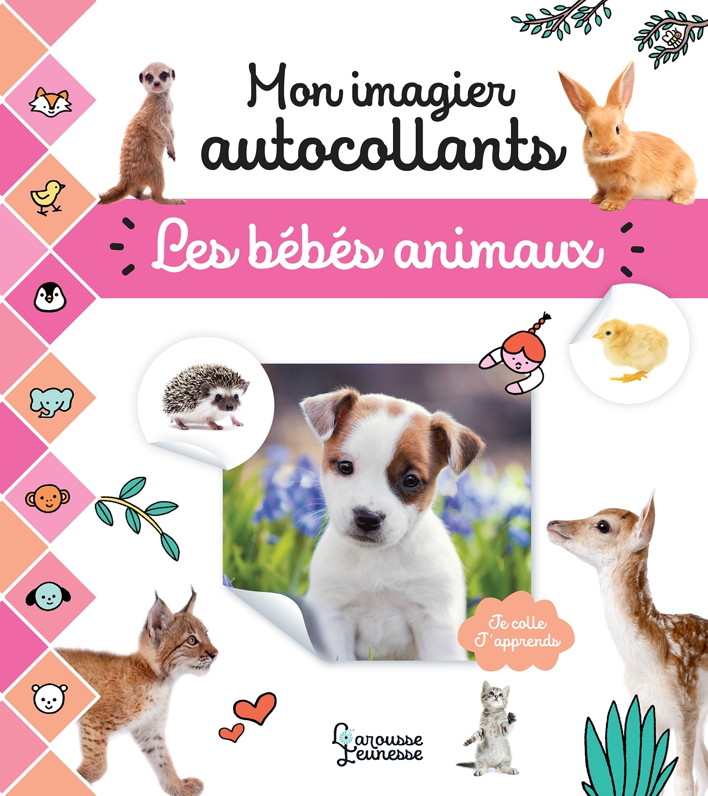 MON IMAGIER AUTOCOLLANTS - LES BEBES ANIMAUX -   - LAROUSSE