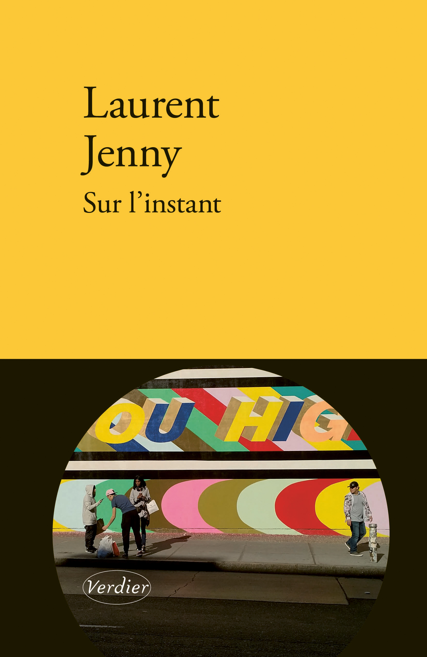 SUR L-INSTANT - Laurent Jenny - VERDIER