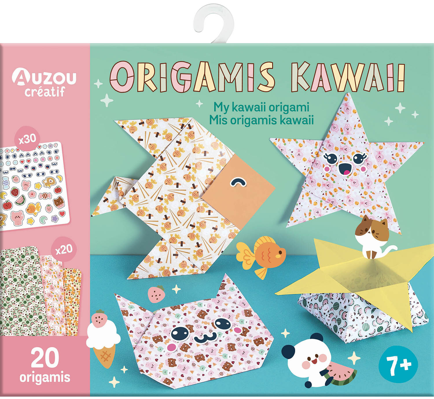 MA POCHETTE D-ARTISTE - MES ORIGAMIS KAWAII - Helen BUCHER - AUZOU